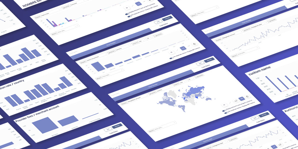 Chart for payment data analysis